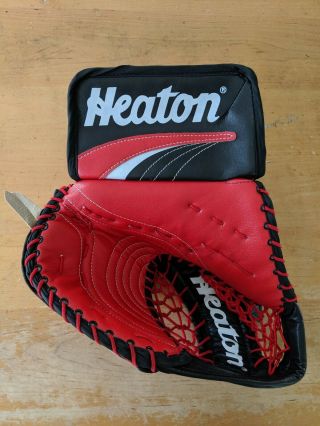 Vintage Heaton Helite 5 Medium 6700 Model Goalie Glove Trapper