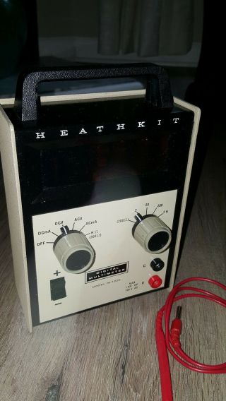Vintage Heathkit Digital Multimeter Model Im - 1202 Circa 1980