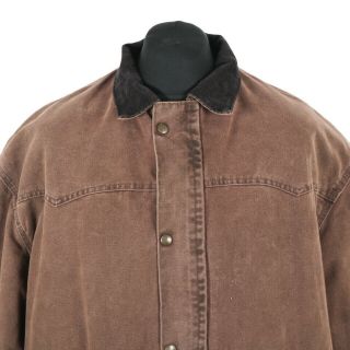 Carhartt Quilted Chore Jacket | Workwear Work Wear Duck Coat Vintage Popper
