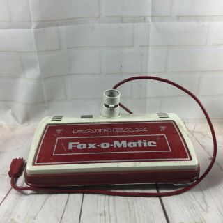 Vintage Red Fairfax Vacuum Fax - O - Matic Cleaner Replacement Nozzle Power Head