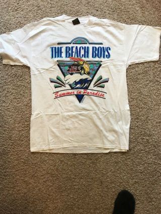 Vintage 1992 Beach Boys Tour Shirt Size Xl Summer In Paradise 90s Unworn