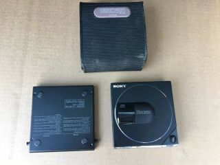 Sony D - 7 Discman Vintage Cd Player & Bp - 200 Battery Pack And Case