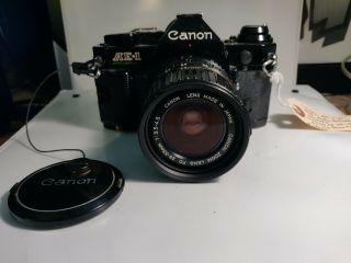 Vintage Canon Ae - 1 35mm Camera With Canon Zoom Lens