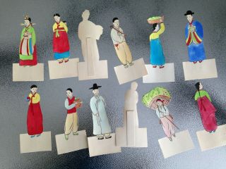Vintage Japanese Paper Doll People 3