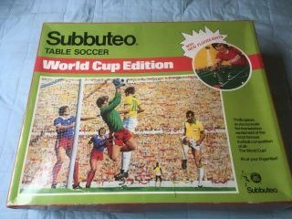 Vintage 1978 Subbuteo World Cup Edition Boxed With Floodlights