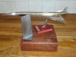 Concorde Aircraft Olympus 593 Engine Turbine Blade Rare,  Silver Plated Model