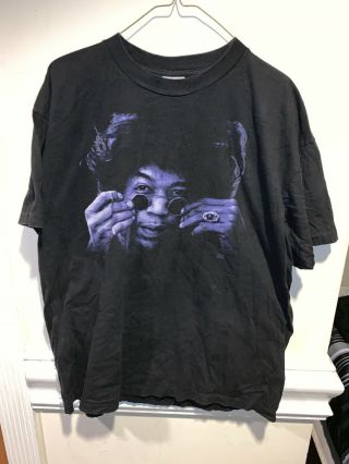 Vintage 90’s Jimi Hendrix T - Shirt Xl Black Winterland Productions