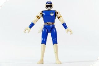 Bandai Popy Flashman Blue Gc - 37 Bioman Chogokin Godaikin Sentai Vintage