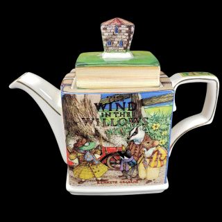 Sadler Teapot Classic Stories Wind In The Willows Vintage Made In England