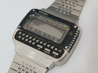 Rare Vintage Seiko Lcd Calculator Watch C439 - 5000 - Sell As A Part Only
