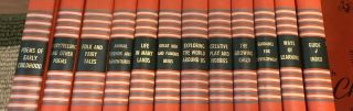 Vols 1 - 12 1949 Vintage Childcraft Encyclopedia Collectible Orange Covers & Guide 3