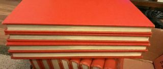 Vols 1 - 12 1949 Vintage Childcraft Encyclopedia Collectible Orange Covers & Guide 5
