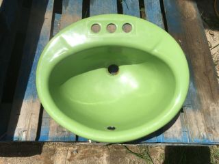 Vintage Kohler Apple Green Sink 1976: 4th Of July Special 25 Off