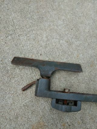 Vintage Sears Dunlap tool rest Wood Lathe 1030602 vintage lathe tool stock 3
