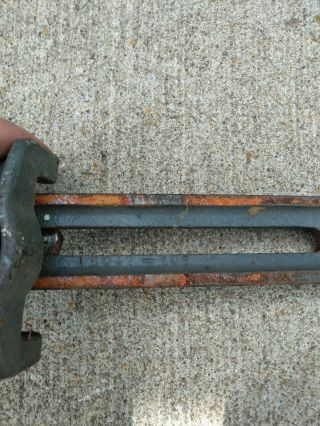 Vintage Sears Dunlap tool rest Wood Lathe 1030602 vintage lathe tool stock 4