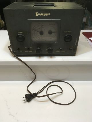 Hallicrafters Echophone Commercial Ec - 1b,  Vintage Shortwave,  Hf Radio Parts Only
