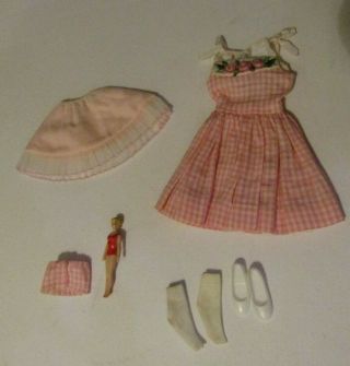 Vtg Barbie Skipper Doll Outfit Me N My Doll 1913 1965 - 1966