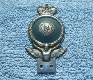 Vintage 1950s Royal Automobile Club Full Member Car Badge - Rac Auto Emblem/mascot