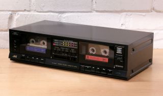 Jvc Td - W20 Vintage Hi - Fi Double Cassette Tape Deck Dolby B C 1980 