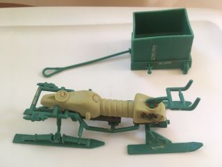 Vintage G.  I.  Joe Action Figures (Zartan and Zarana with Swamp Skier Vehicle) 3