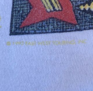Vtg Rare 90s Bob Dylan Santana 1993 Tour T - Shirt XL Hanes Single Stitch USA Made 5