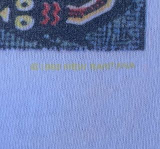 Vtg Rare 90s Bob Dylan Santana 1993 Tour T - Shirt XL Hanes Single Stitch USA Made 6