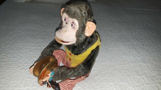 Vintage CK Toy Story 3 JOLLY CHIMP Musical Battery Operated Monkey Japan 3