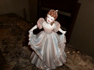 Very Rare Version Of A Vintage Florence Ceramics (rose Marie) Figurine