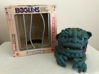 Vintage 1987 Boglins Vlobb Rubber Puppet Creature Monster W/ Box - Mattel