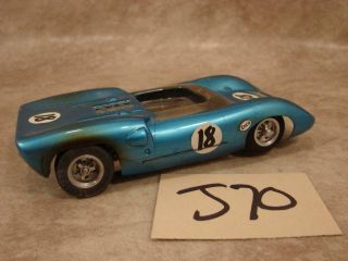J70 Vintage Blue Slot Car 1/24 Scale Monogram Chaparral?? Sweet Look