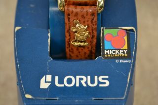 Vintage Collectible Lorus Mickey Mouse Melody Watch with Alarm/Chime V69F - 6000 6