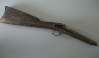 Springfield Rifle/musket 1861 Shortened Stock W/ Us Buttplate Guard Civil War