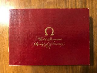 Vintage Authentic Omega Watch Box - Inner And Outer Boxes - 1960 