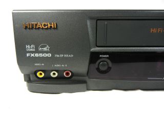 HITACHI VT - FX - 6500A VINTAGE VCR VHS DA 4,  2 Head Cleaned Full Package 7