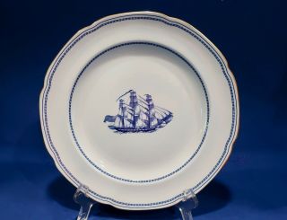 SPODE TRADE WINDS BLUE CHINA CLASSIC VINTAGE ENGLAND 4 PIECE PLACE SETTING 3