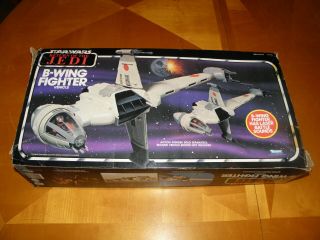 Star Wars Return Of The Jedi B - Wing Fighter Vintage Toy Open Box Complt