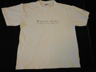 RARE OFFICIAL 1993 MAZZY STAR Promotional L T - Shirt SO TONIGHT THAT I MIGHT SEE 2
