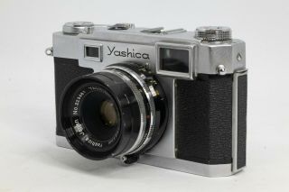 Vintage Yashica 35 - F rangefinder camera with hood - extremely rare - film 2