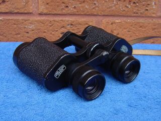 Quality Vintage Carl Zeiss Jena Binoculars Jenoptem 8 x 30 W In Orig Case 3