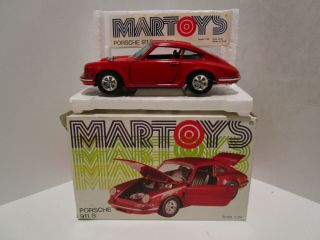 Vintage - 1/24 Martoys (bburago) - Porsche 911s In Red - 102 - Box - Italy 911 S