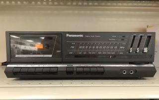 Vtg Panasonic Sg X7 Turntable Cassette Am Fm Stereo Music System And Work