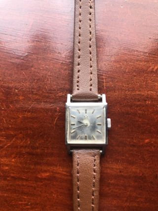 Omega Ladies Stainless Steel Watch Vintage Old