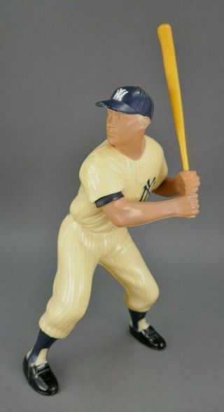 Vtg 1958 Hartland Plastics Mickey Mantle Baseball Yankees Action Figure