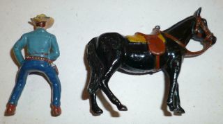 TIMPO VINTAGE LEAD HOPALONG CASSIDY SERIES LUCKY ON HORSEBACK FROM THE 1940/50 ' S 4