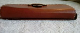 Frye Vintage Olivia Envelope Wallet Thick Brown Leather DB806 4 by 7.  5 