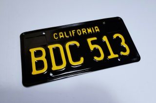 1963 Vintage California License Plate 1967 1966 1968 1964 1965 1969