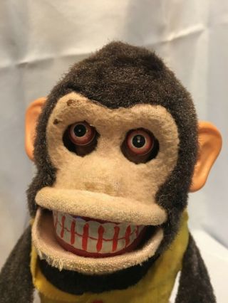 Vintage Jolly Chimp Clapping Cymbal Monkey Battery toy made in Japan C.  K. 2