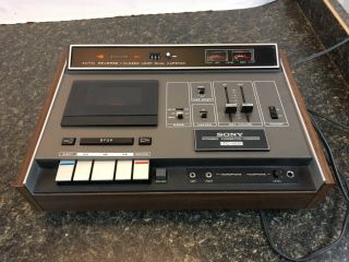 Vintage Sony Stereo Cassette - Corder Tc - 165 Closed Loop Duel Capstan