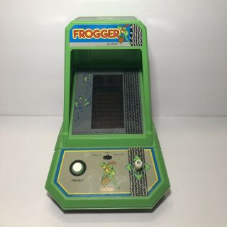 Vintage Mini Tabletop Official Frogger Arcade Game by Sega Coleco 1982 5