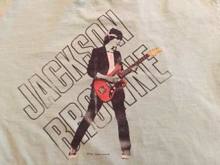 Rare Vintage 1983 Jackson Browne Tour T - shirt Size Large 2